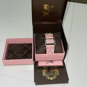 Juicy couture pink watch